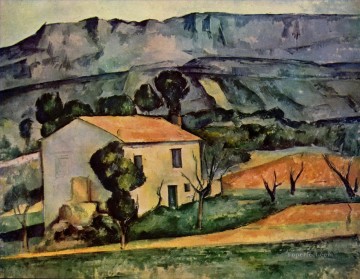 Paul Cezanne Painting - Casas en Provenza cerca de Gardanne Paul Cezanne